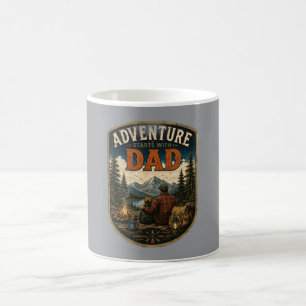 Mug Conception de montagne en plein air pour la fête d
