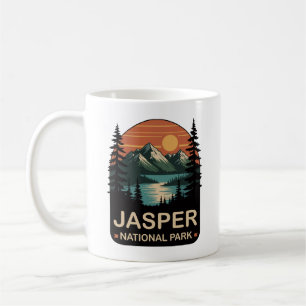 Mug Conception de montagne vintage du parc national de