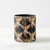 Mug Conception de motif d'anges dorés célestes (Centre)