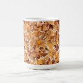 Mug Conception de motif de couleurs feuillues ombragée (Centre)