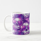 Mug Conception de motif de crâne avec lunettes de sole (Gauche)