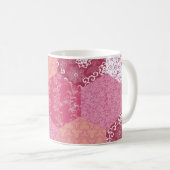 Mug Conception de Motif de Patchwork de style japonais (Devant droit)