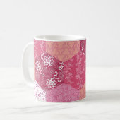 Mug Conception de Motif de Patchwork de style japonais (Devant gauche)