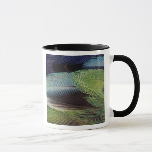 Mug conception de motif de plume de perroquet (Droite)