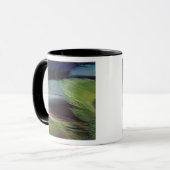 Mug conception de motif de plume de perroquet (Devant gauche)