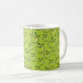 Mug Conception de motif de pomme verte (Devant droit)