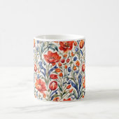 Mug Conception de motif de WC de floraison de tulipe (Centre)