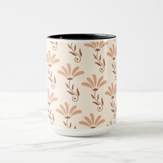 Mug Conception de motif floral (Centre)