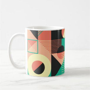 Mug Conception de Motif géométrique rétro