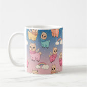 Mug Conception de motif licorne magique et étoiles (Gauche)