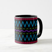 Mug Conception de Motif multicouleur Artsy (Devant droit)
