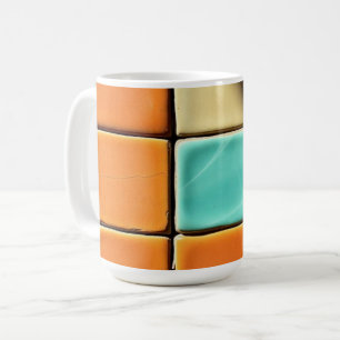 Mug Conception de motifs de carreaux géométriques mode
