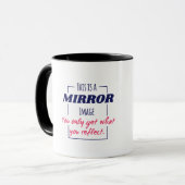 Mug Conception de motivation Mentalité de réflexion da (Devant gauche)