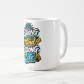 Mug Conception de motivation pour la forme physique d' (Devant droit)