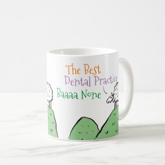 Mug Conception de mouton pour un assistant dentaire Ca (Devant droit)