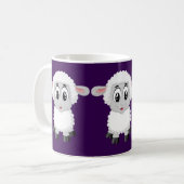 Mug Conception de moutons amusants - adorable animal d (Devant gauche)