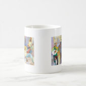 Mug Conception de musique de bleus de delta (Centre)