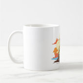 Mug Conception de musique Kawaii coucher de soleil gre (Gauche)