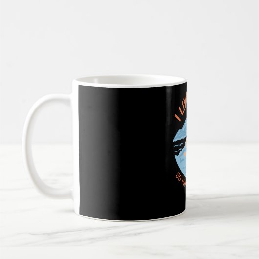 Mug Conception de nageurs cool - Je vis ma vie (Gauche)