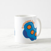 Mug Conception de nanoparticules (Fond polyvalent) (Devant droit)