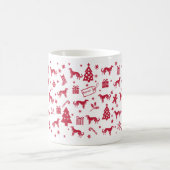 Mug Conception de Noël à Borzoi (Centre)