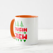 Mug Conception de Noël assortie pour l'équipage de cou (Devant gauche)