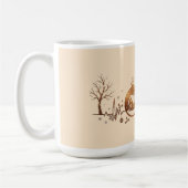 Mug Conception de Noël au rythme cardiaque (Gauche)