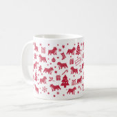 Mug Conception de Noël Buldog (Devant gauche)