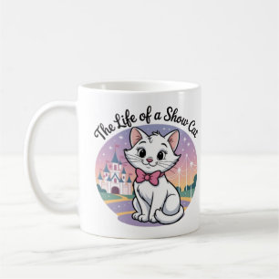 Mug Conception de Noël de chat mignon Chat de neige