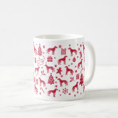 Mug Conception de Noël de la hache transylvanienne (Devant droit)