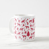 Mug Conception de Noël de la poubelle (Devant gauche)