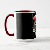 Mug Conception de Noël de l'escouade WEE WOO avec cami (Gauche)