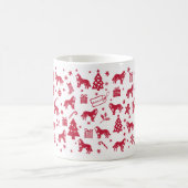 Mug Conception de Noël de malamute (Centre)