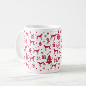 Mug Conception de Noël Foxhound (Devant gauche)