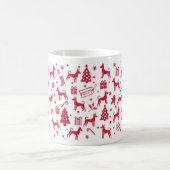 Mug Conception de Noël Miniature Pinscher (Centre)