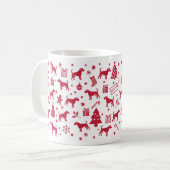 Mug Conception de Noël Patterdale Terrier (Devant gauche)
