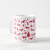 Mug Conception de Noël Silky Terrier (Devant gauche)