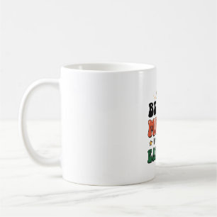 Mug Conception de Noël soyez joyeux mangez bien Santa