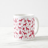 Mug Conception de Noël Xoloitzcuintli (Devant droit)