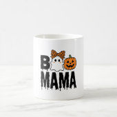 Mug Conception de noeud de fantôme de pumpkin de Hallo (Centre)