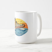 Mug Conception de nom Adam Retro Sunset (Devant droit)