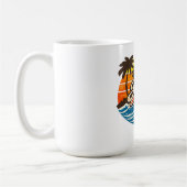 Mug Conception de nom Jason Retro Sunset (Gauche)