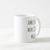 Mug Conception de nom Mahjong personnalisée minimalist (Devant droit)