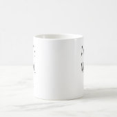 Mug Conception de nom Mahjong personnalisée minimalist (Centre)