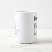 Mug Conception de nom modifiable Bergers à café couran (Centre)