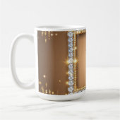 Mug ✨ Conception de nom personnalisé avec monogramme d (Gauche)