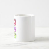 Mug Conception de nombres de dessin animé drôle de jou (Centre)