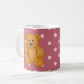 Mug Conception de nounours de bande dessinée (Devant gauche)