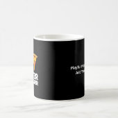 Mug Conception de nourriture amusante de pizza à l'ana (Centre)