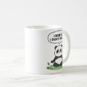 Mug conception de panda « Je me plie pour ne pas casse (Devant droit)